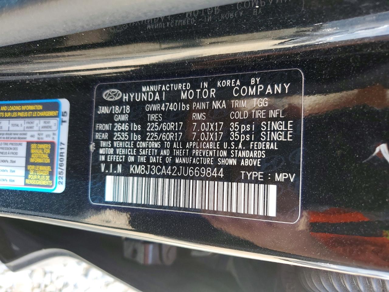 2018 HYUNDAI TUCSON SEL photo 14