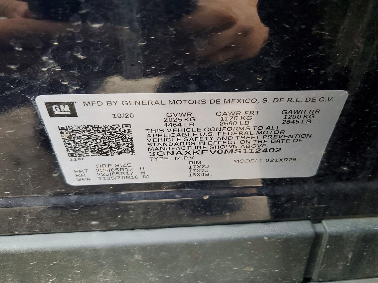 2021 CHEVROLET EQUINOX LT photo 13