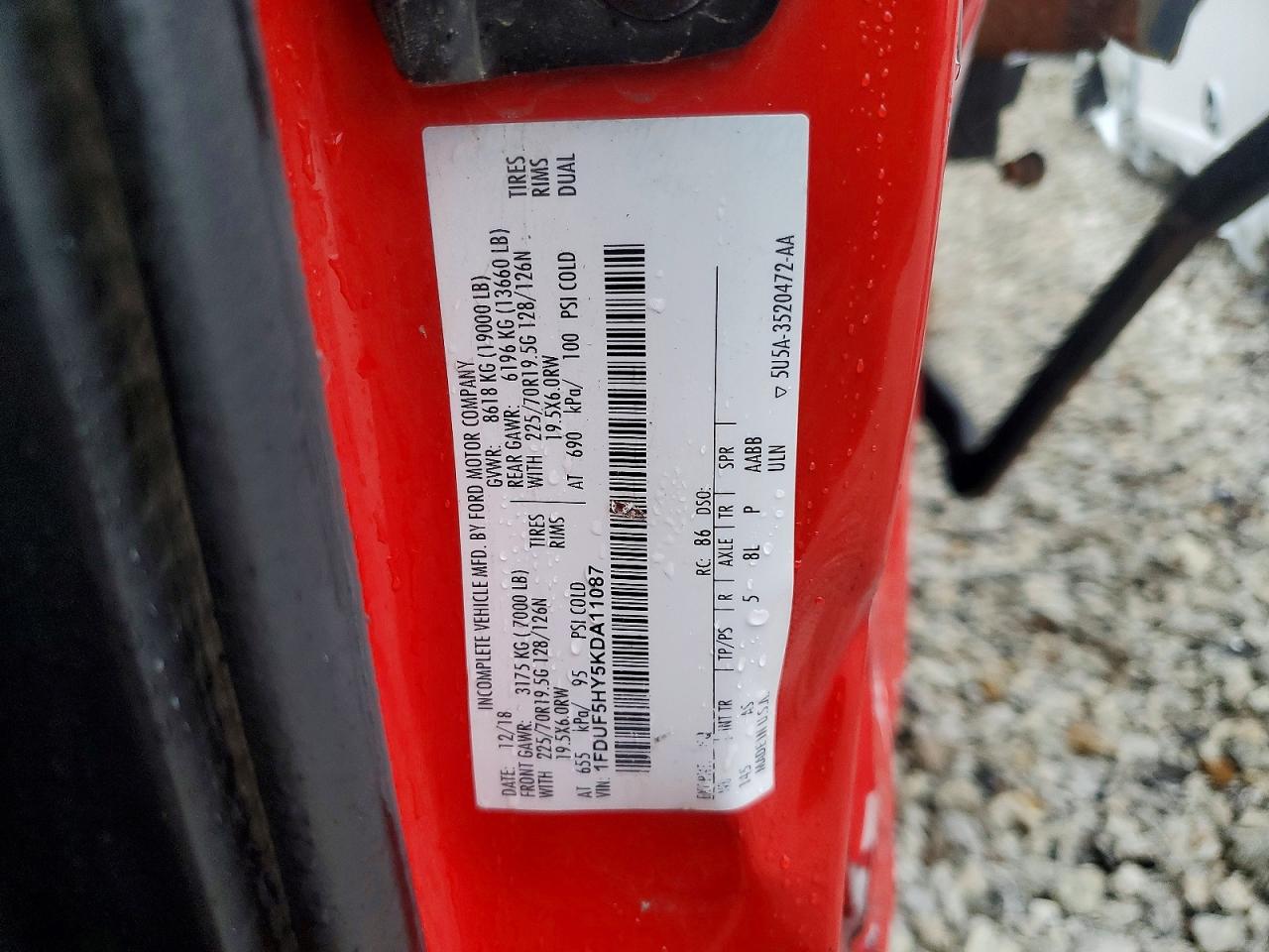2019 FORD F550 SUPER DUTY photo 23