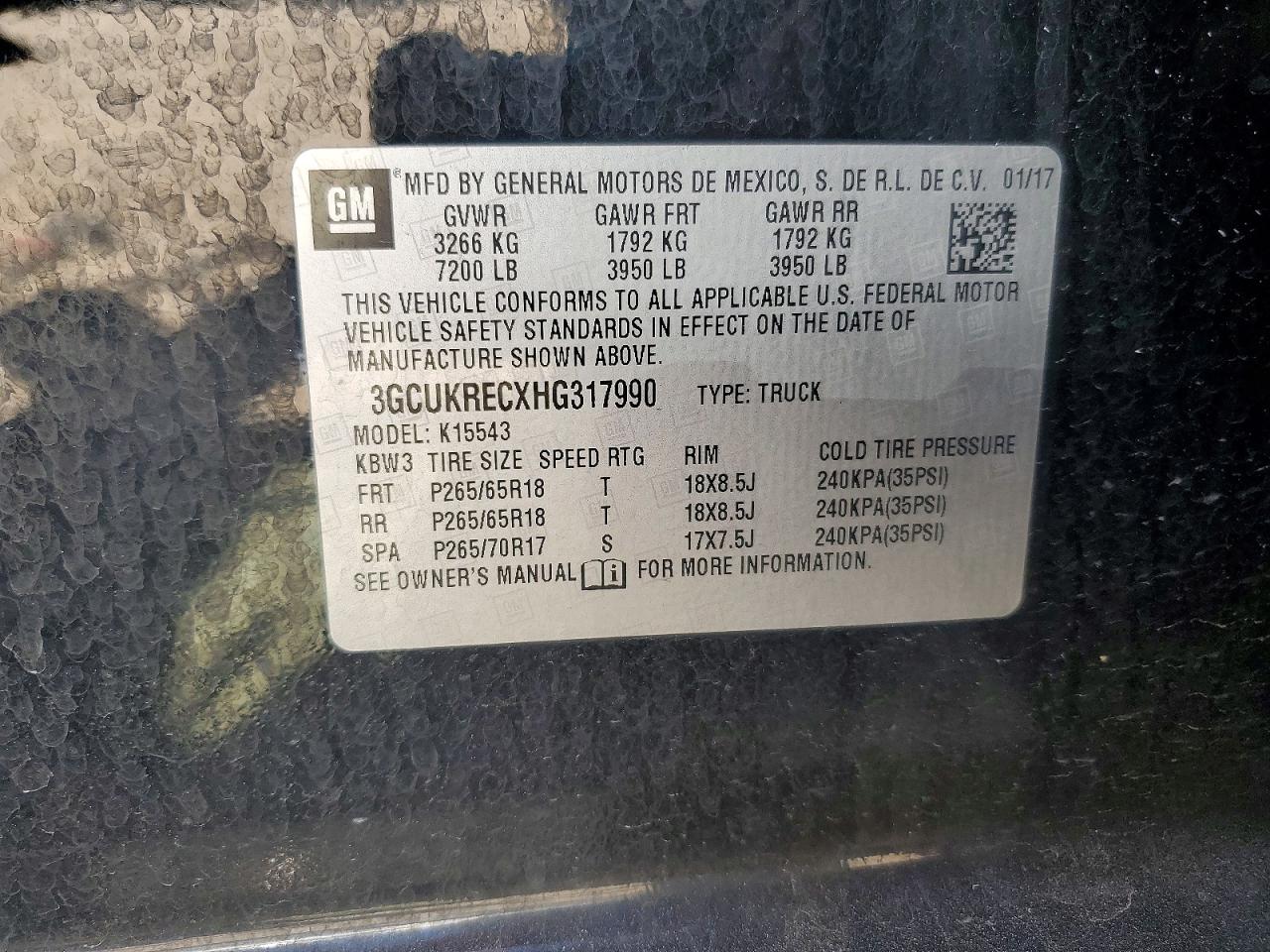 2017 CHEVROLET SILVERADO K1500 LT photo 23