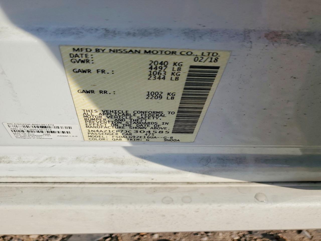 2018 NISSAN LEAF SL photo 23