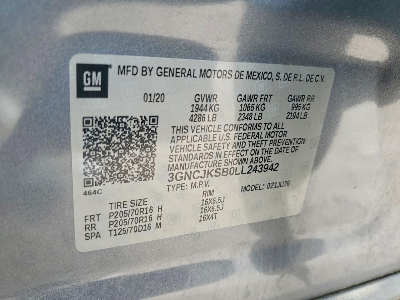2020 CHEVROLET TRAX LS photo 25