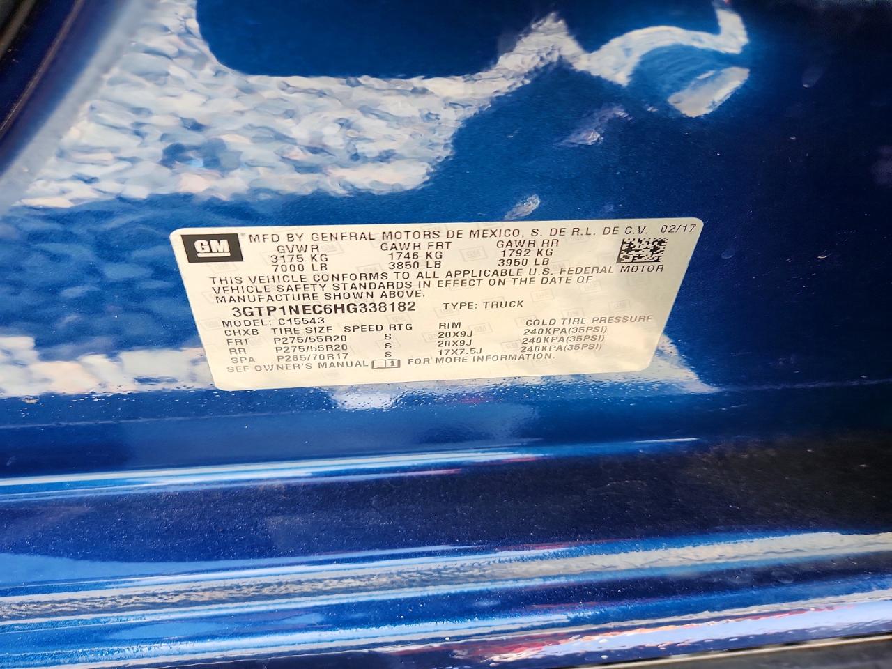 2017 GMC SIERRA C1500 SLT photo 12
