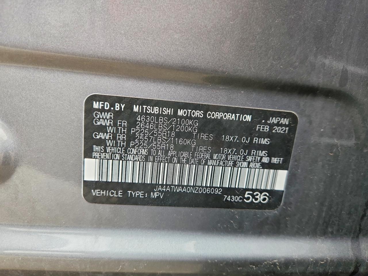 2022 MITSUBISHI ECLIPSE CROSS SE photo 37
