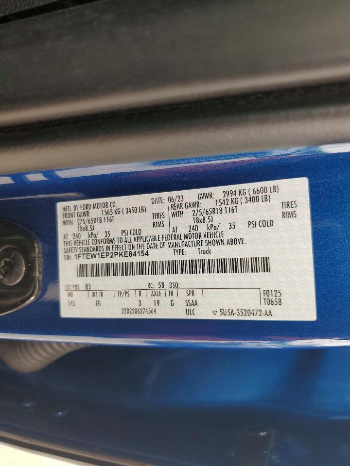 2023 FORD F150 SUPERCREW photo 23