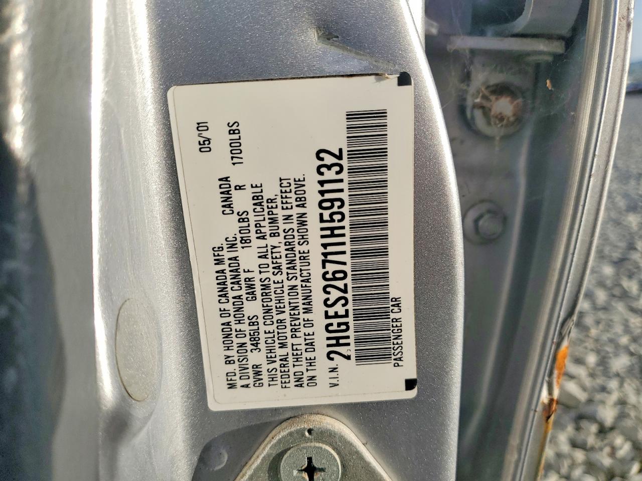 2001 HONDA CIVIC EX photo 23