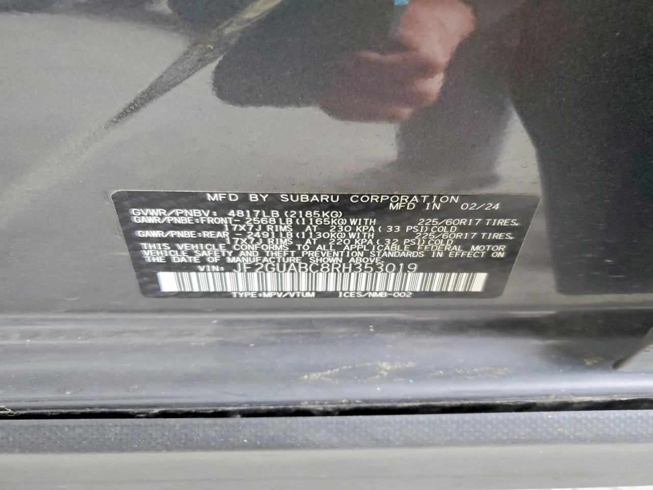 2024 SUBARU CROSSTREK photo 23