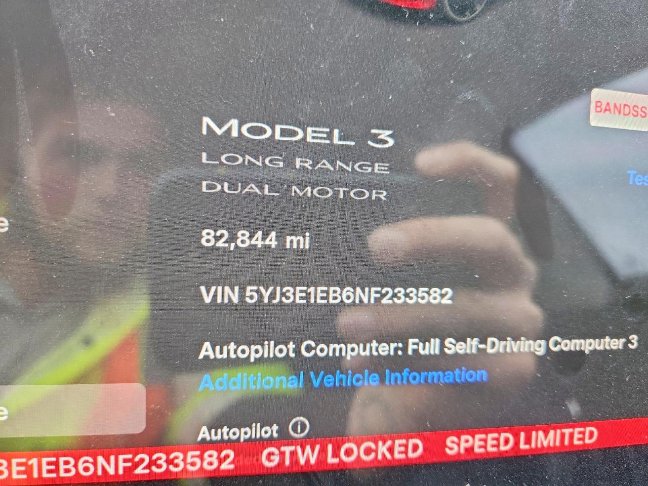 2022 TESLA MODEL 3 photo 17