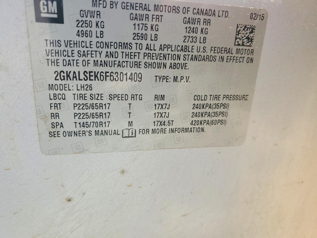 2015 GMC TERRAIN photo 23
