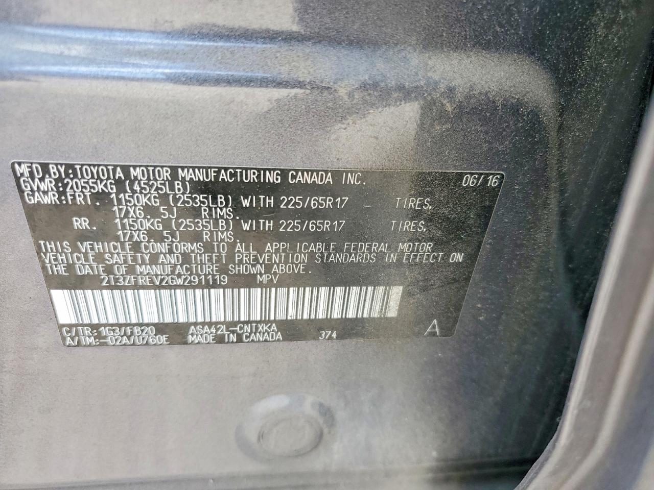 2016 TOYOTA RAV4 photo 23