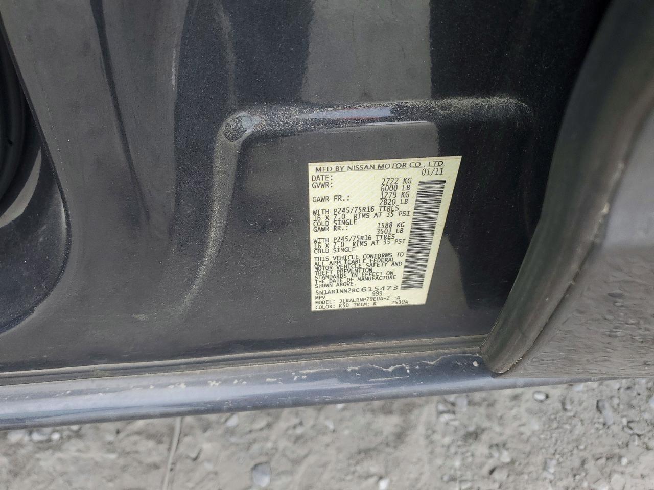 2011 NISSAN PATHFINDER S photo 37