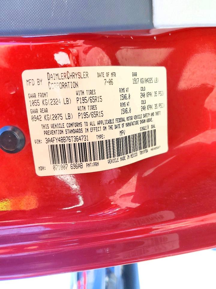 2006 CHRYSLER PT CRUISER photo 23