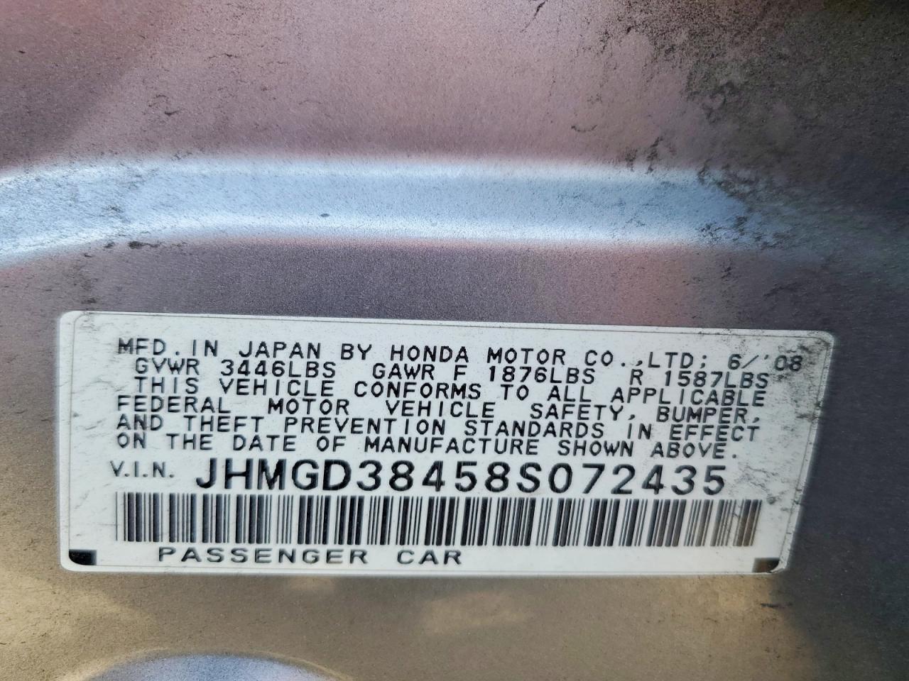 2008 HONDA FIT photo 25