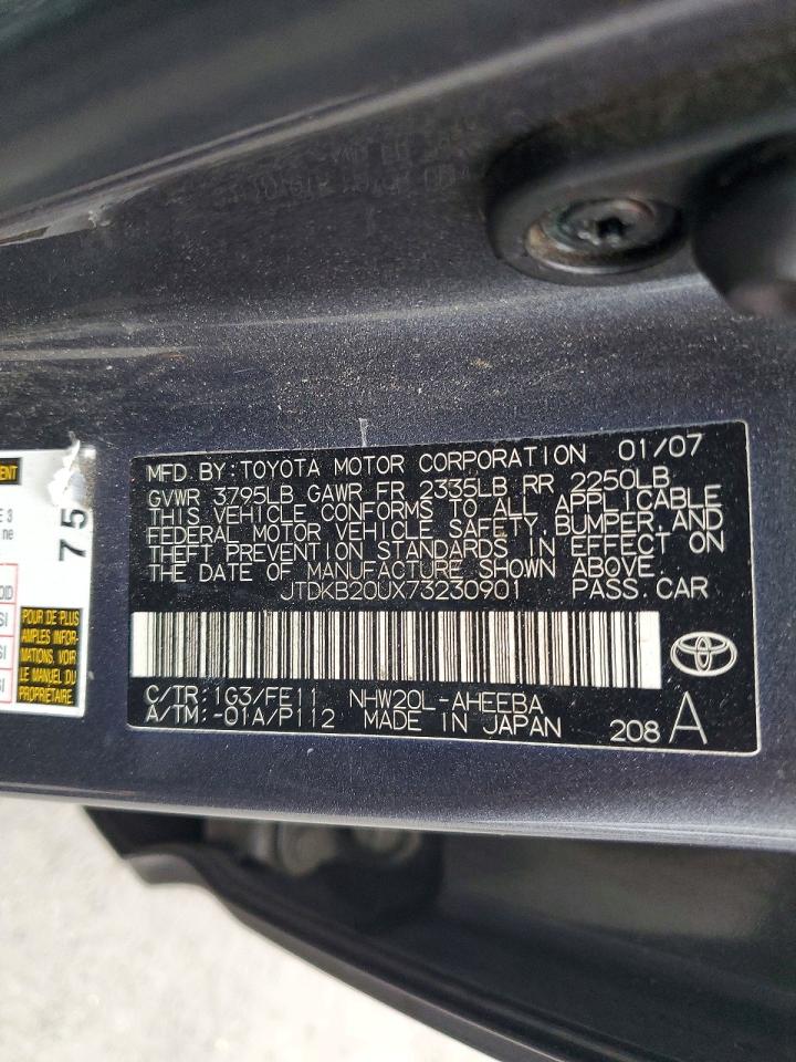 2007 TOYOTA PRIUS BASE photo 12