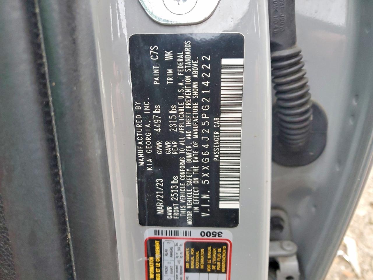 2023 KIA K5 GT-LINE photo 37