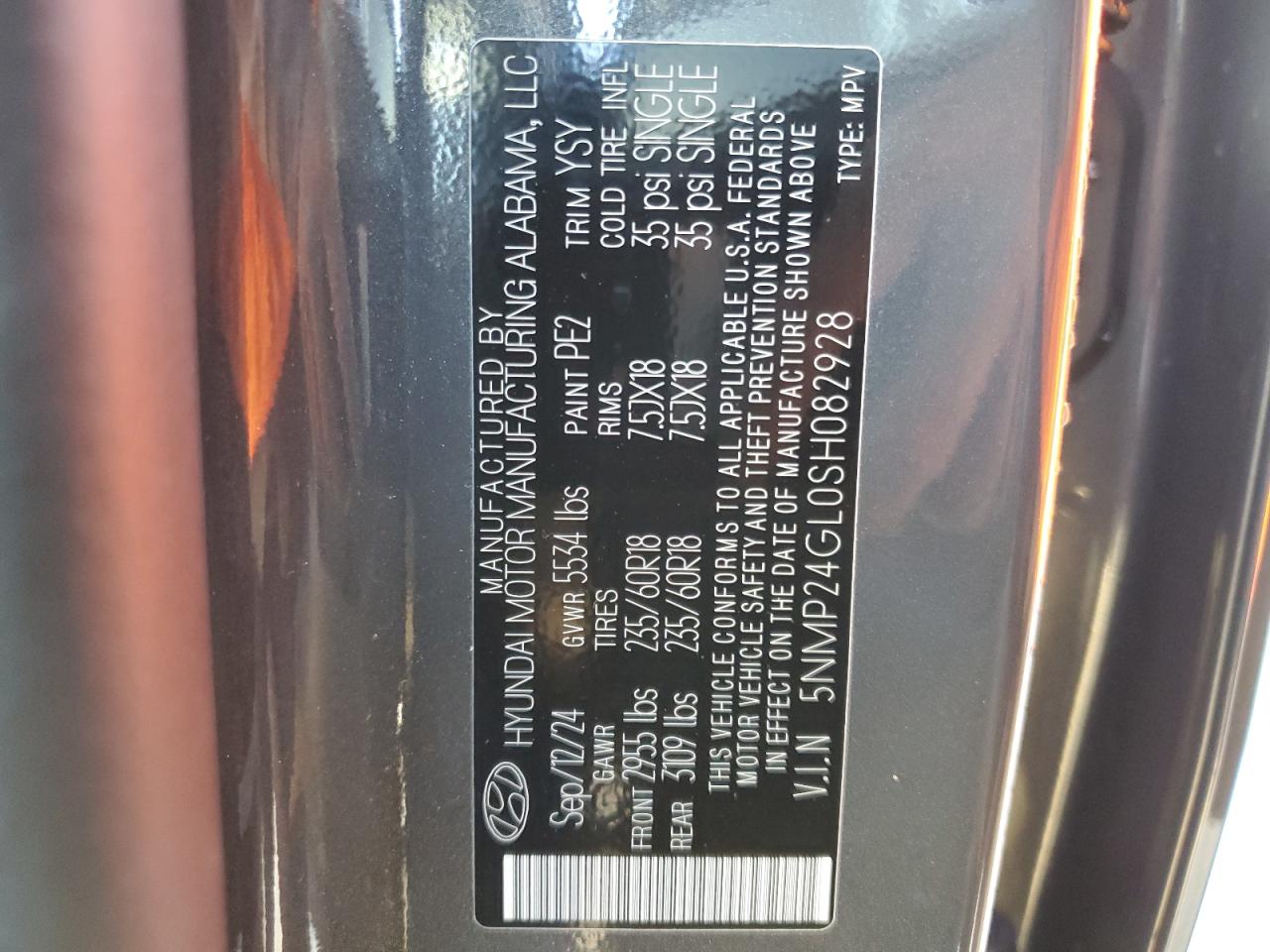 2025 HYUNDAI SANTA FE SEL photo 13