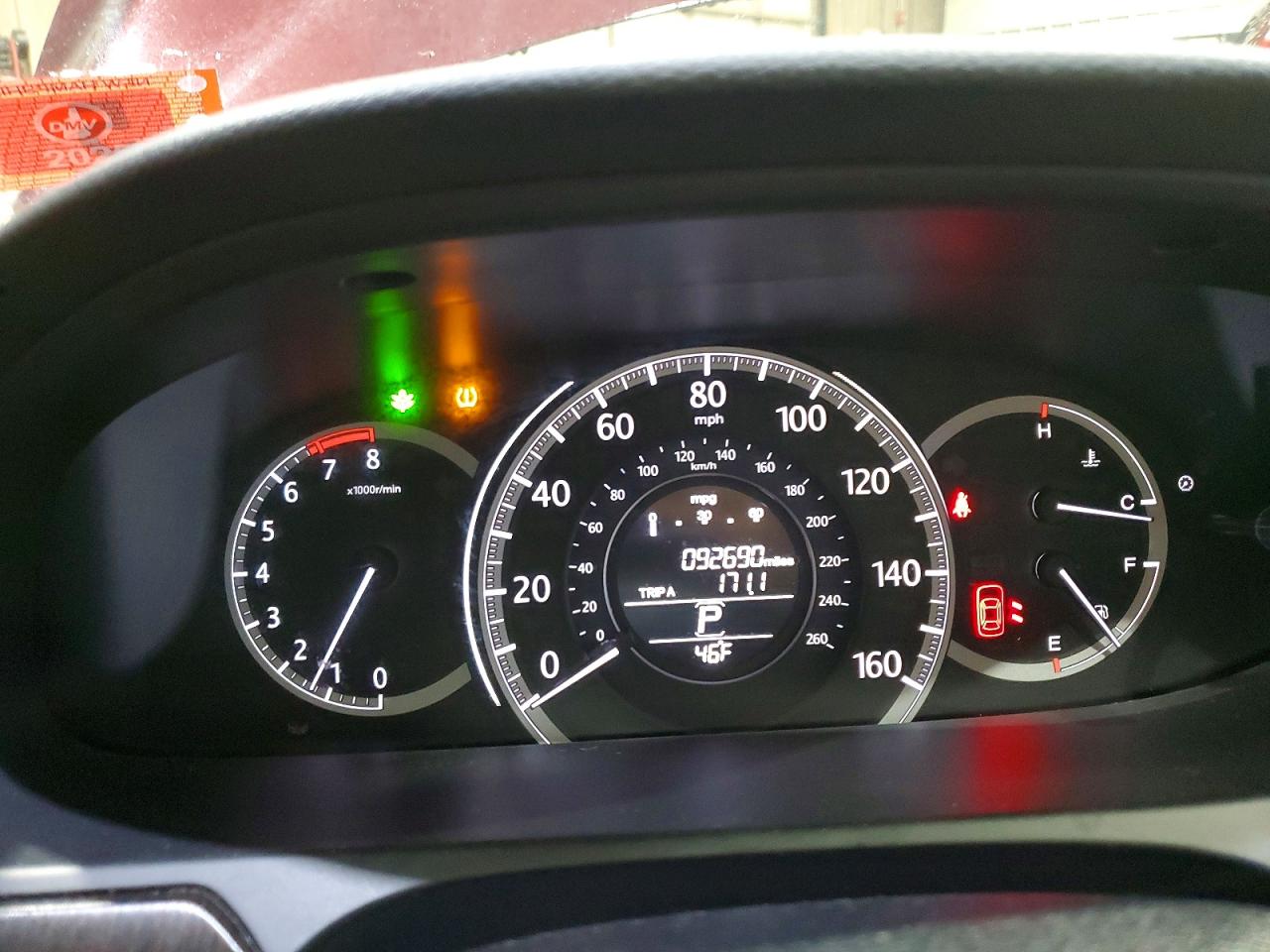 2015 HONDA ACCORD EXL photo 17