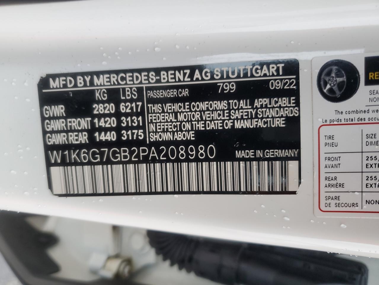 2022 MERCEDES-BENZ S 580 4MATIC photo 12