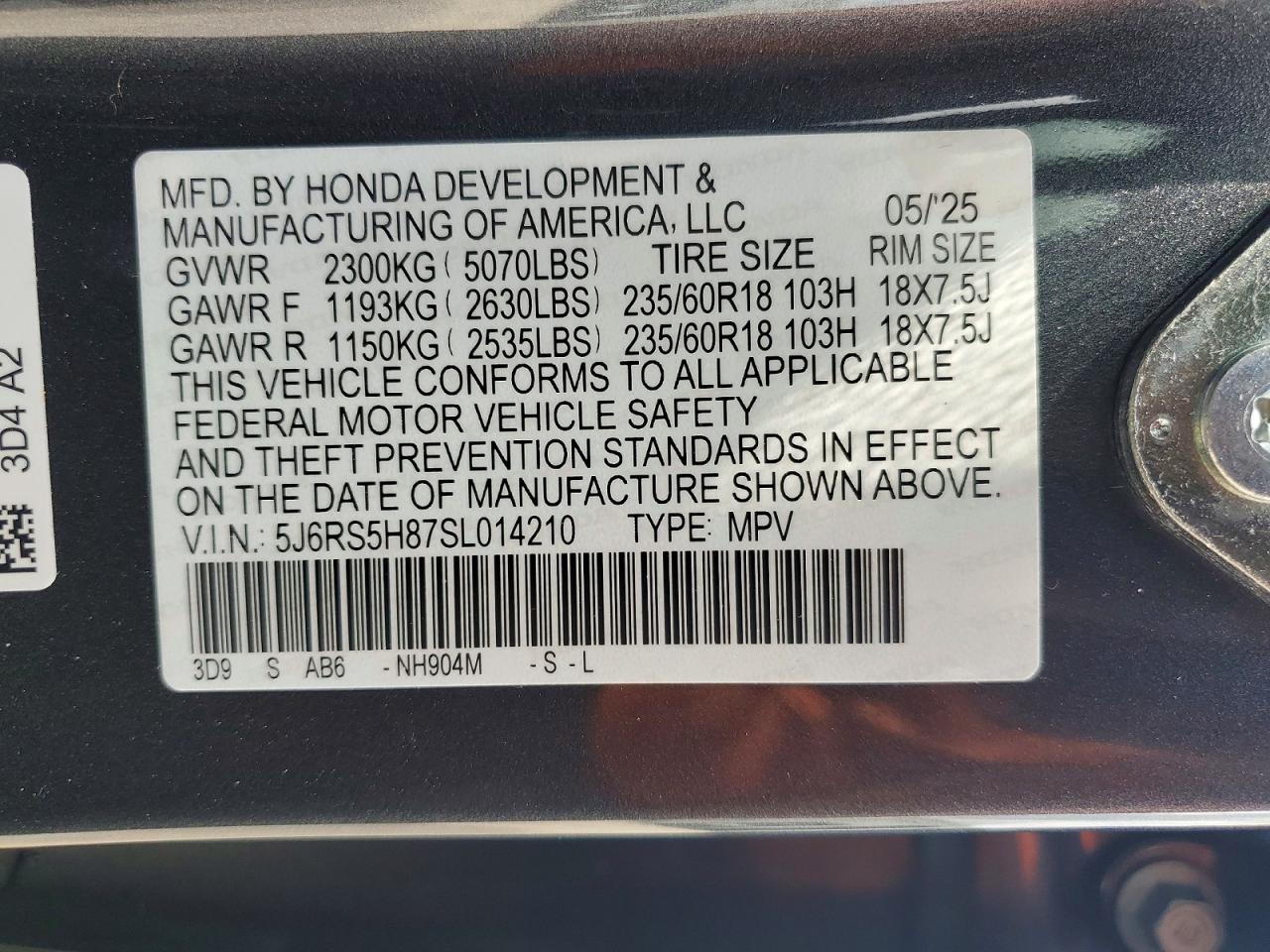 2025 HONDA CR-V SPORT-L photo 27