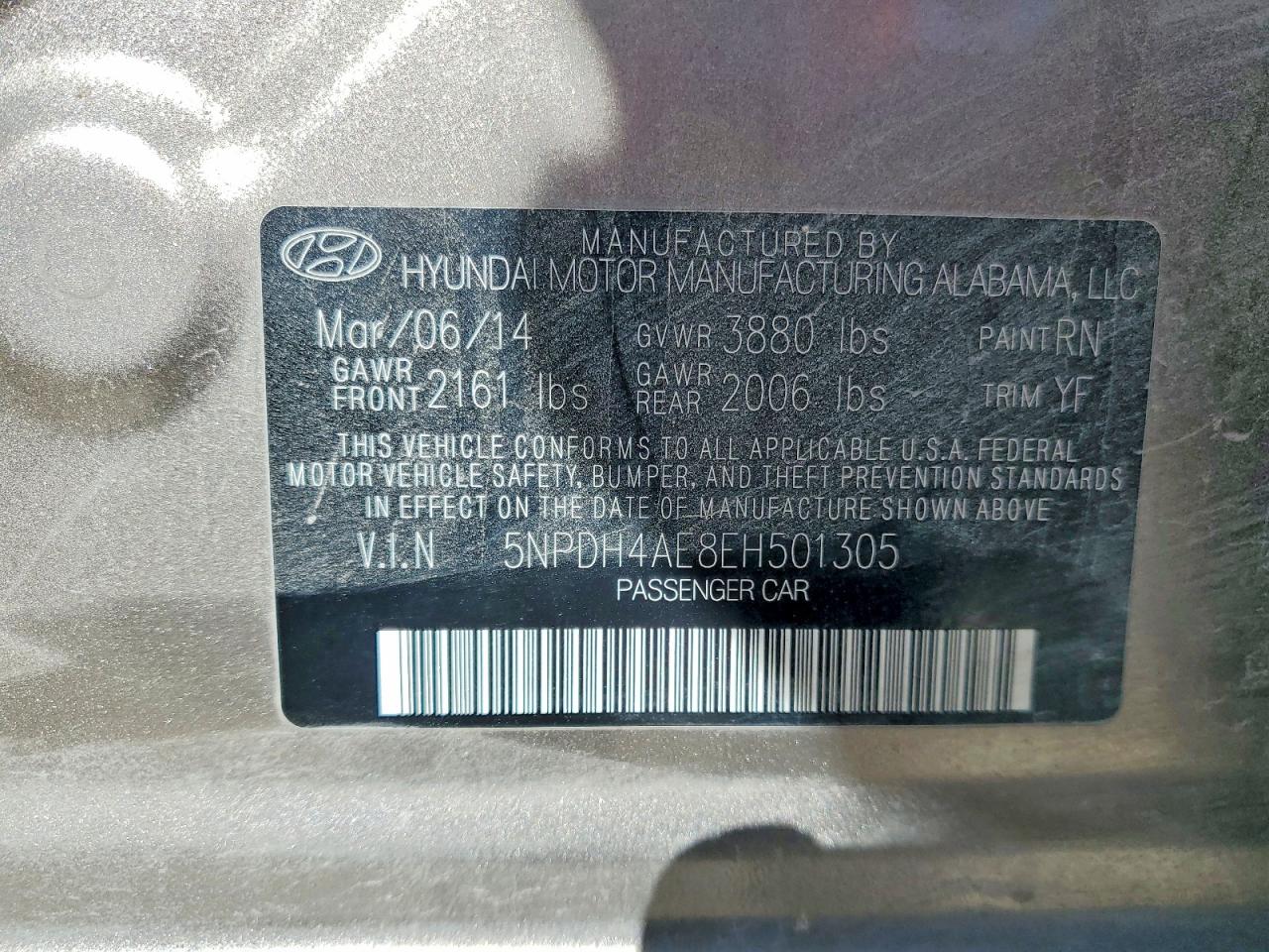 2014 HYUNDAI ELANTRA LIMITED photo 34