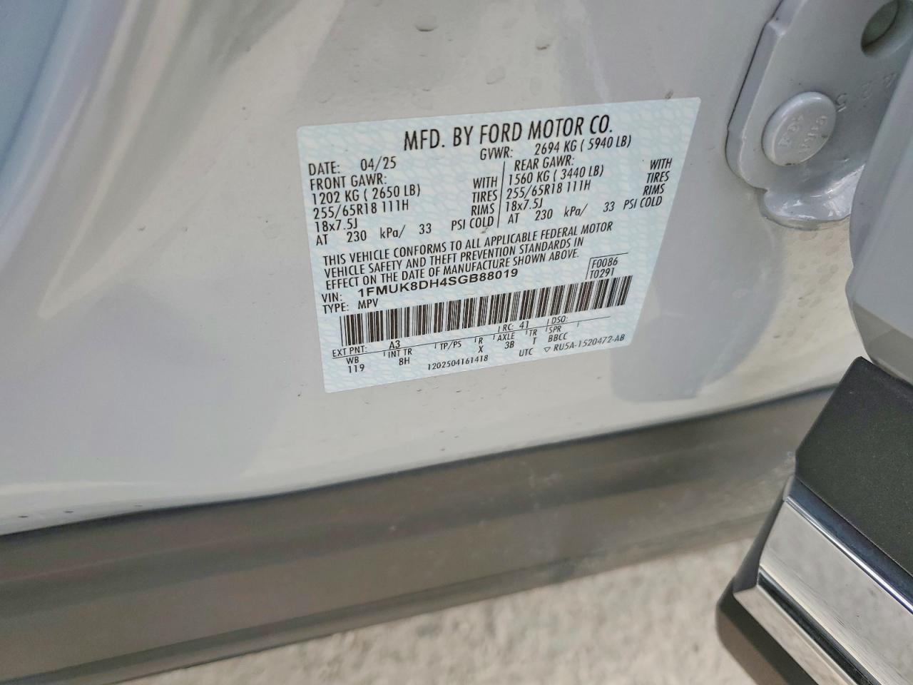 2025 FORD EXPLORER ACTIVE photo 25