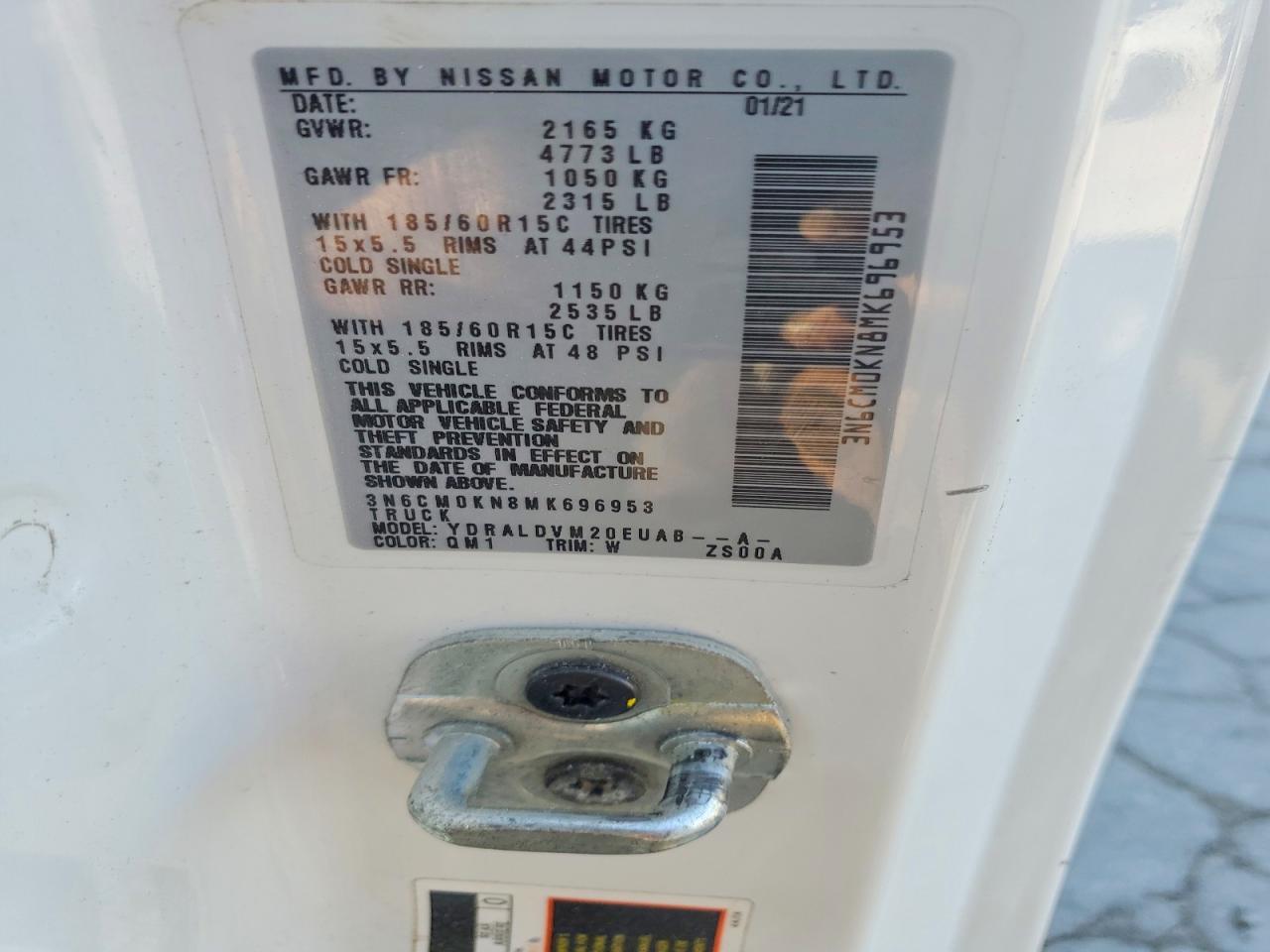 2021 NISSAN NV200 UTILITY / SERVICE VAN photo 37