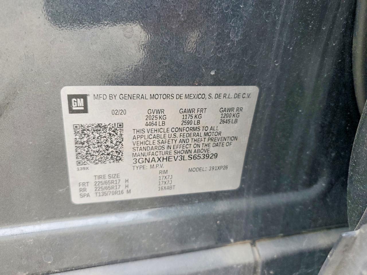 2020 CHEVROLET EQUINOX LS photo 40