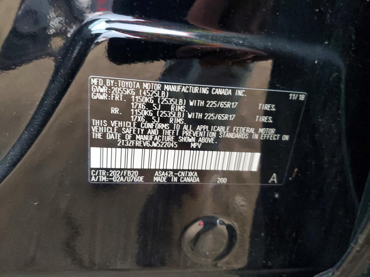 2018 TOYOTA RAV4 LE photo 25