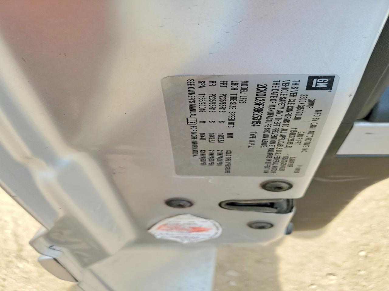 2009 PONTIAC TORRENT photo 25