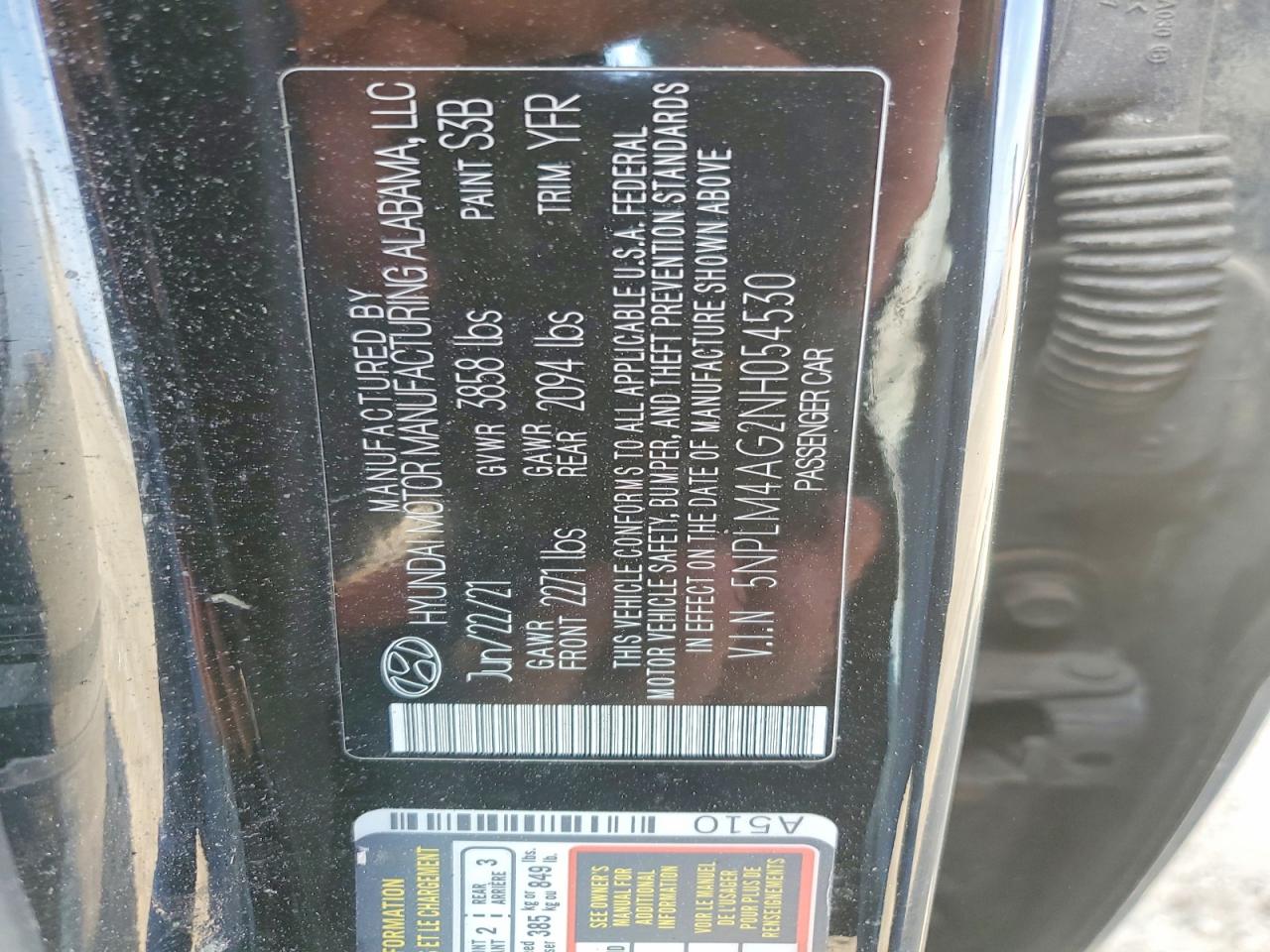 2022 HYUNDAI ELANTRA SEL photo 23