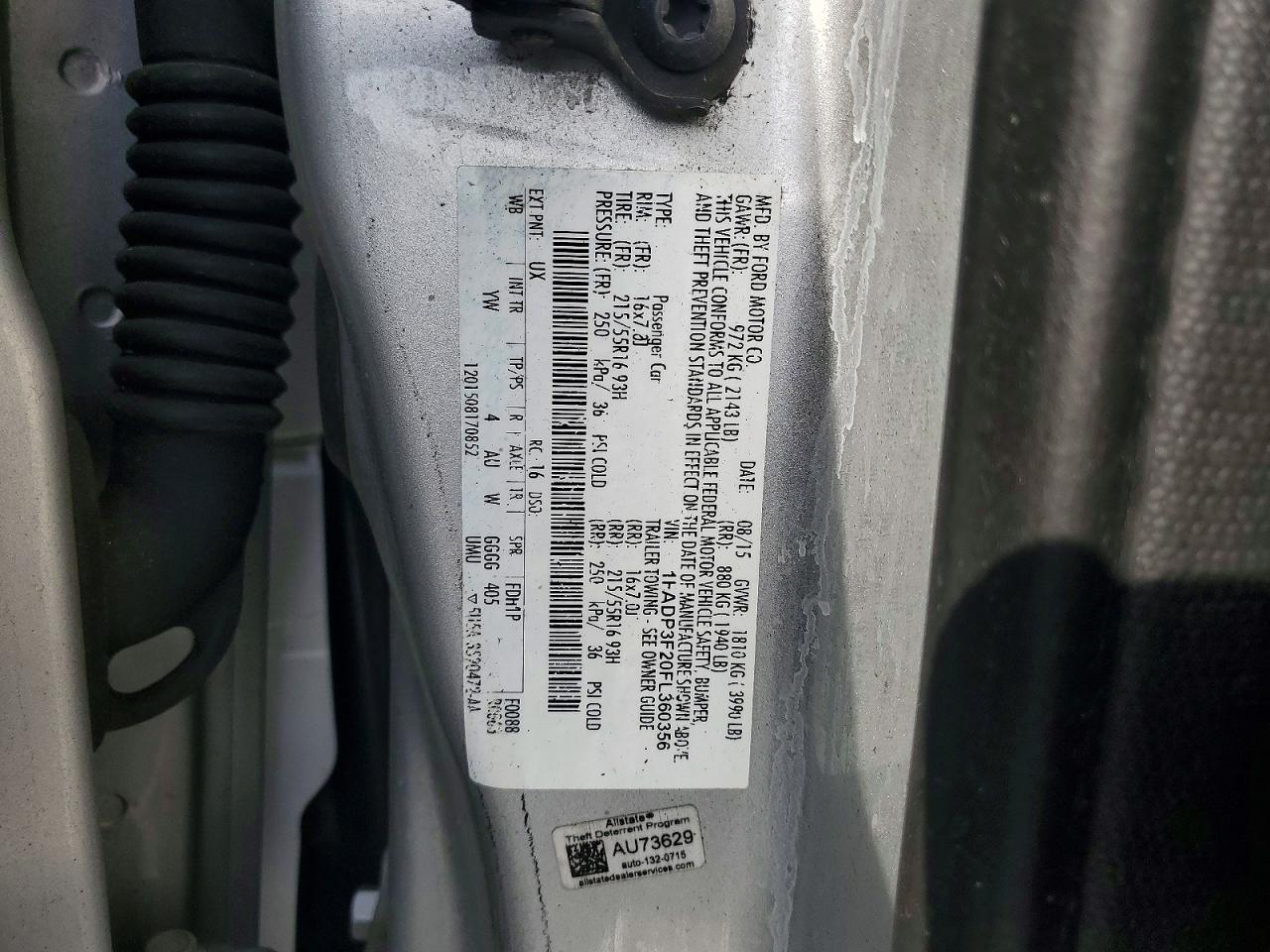 2015 FORD FOCUS SE photo 34