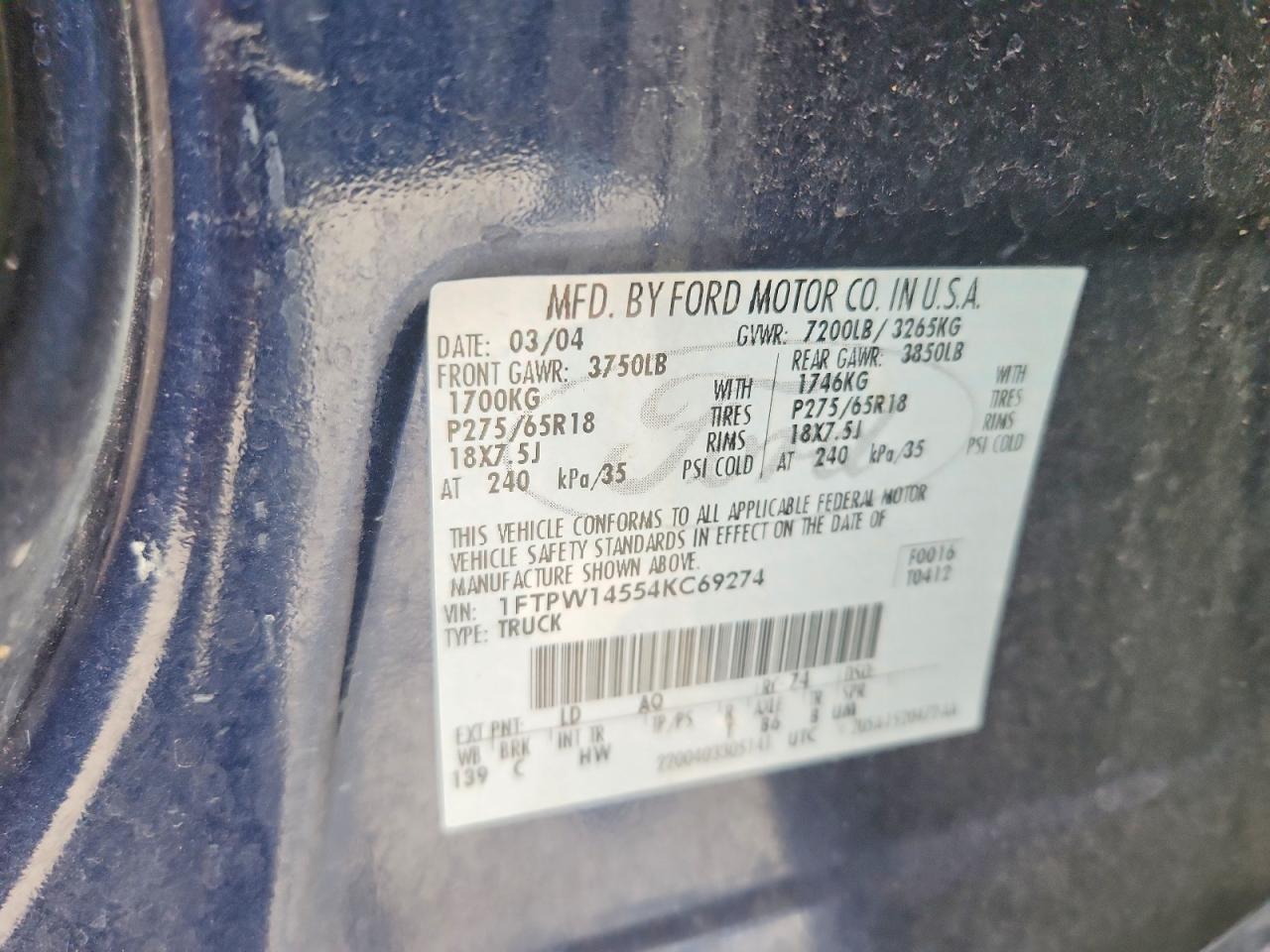 2004 FORD F150 SUPERCREW photo 23