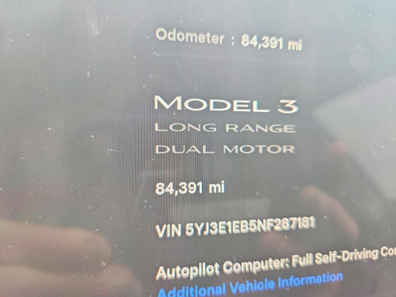 2022 TESLA MODEL 3 photo 17