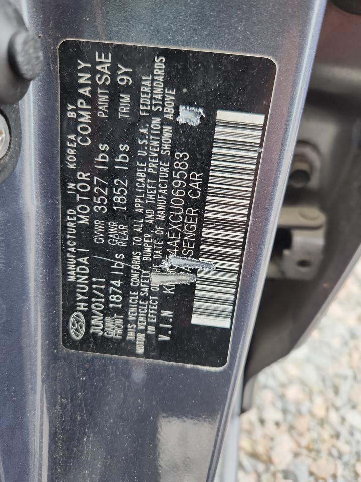 2012 HYUNDAI ACCENT GLS photo 34