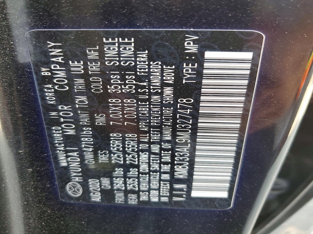 2021 HYUNDAI TUCSON LIMITED photo 34