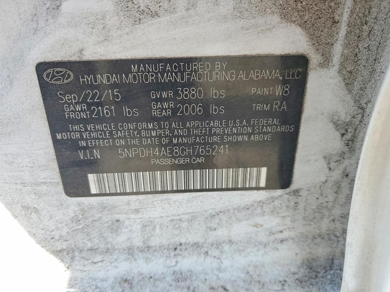 2016 HYUNDAI ELANTRA SE photo 23