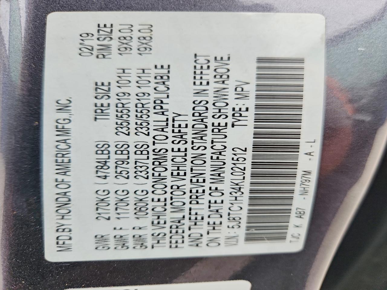 2019 ACURA RDX photo 25