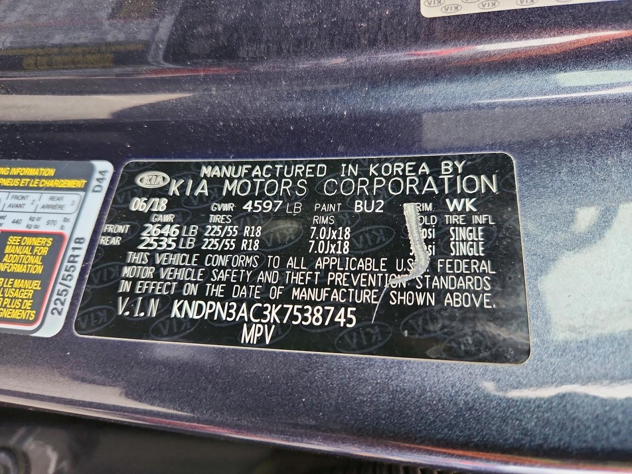 2019 KIA SPORTAGE EX photo 23