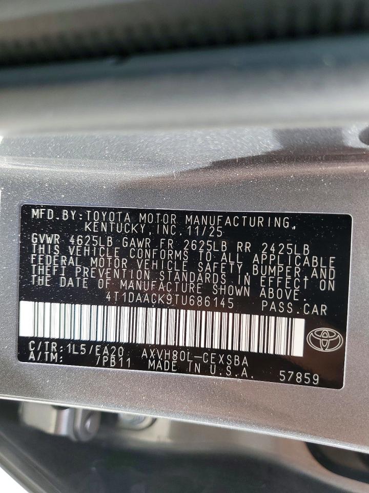 2026 TOYOTA CAMRY SE photo 23