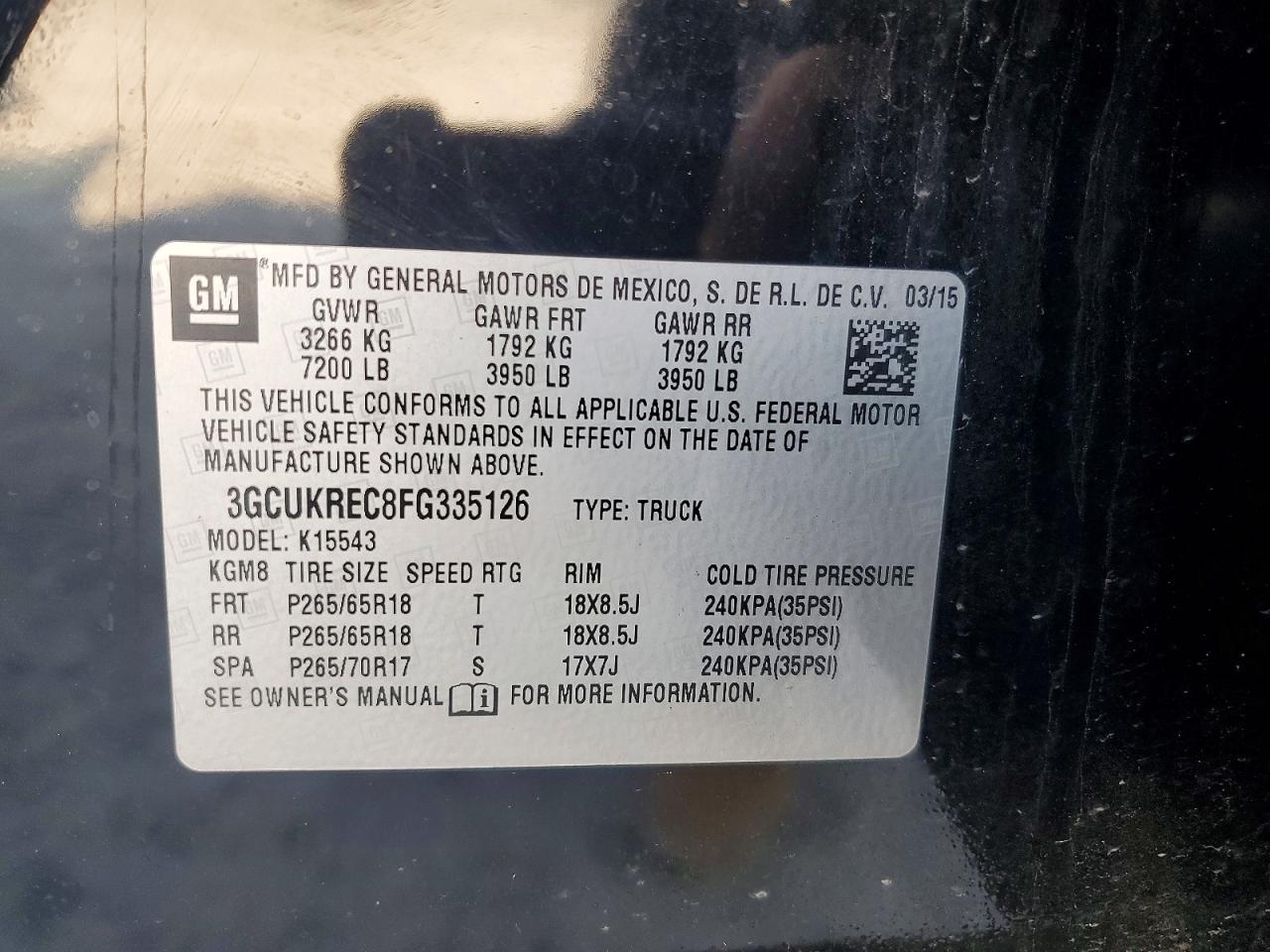 2015 CHEVROLET SILVERADO K1500 LT photo 23