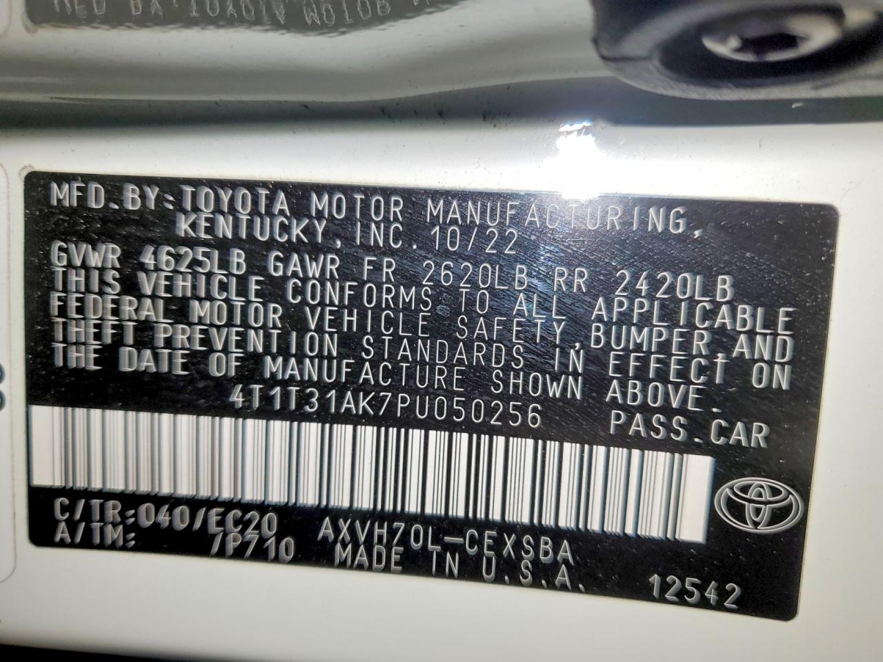 2023 TOYOTA CAMRY photo 34