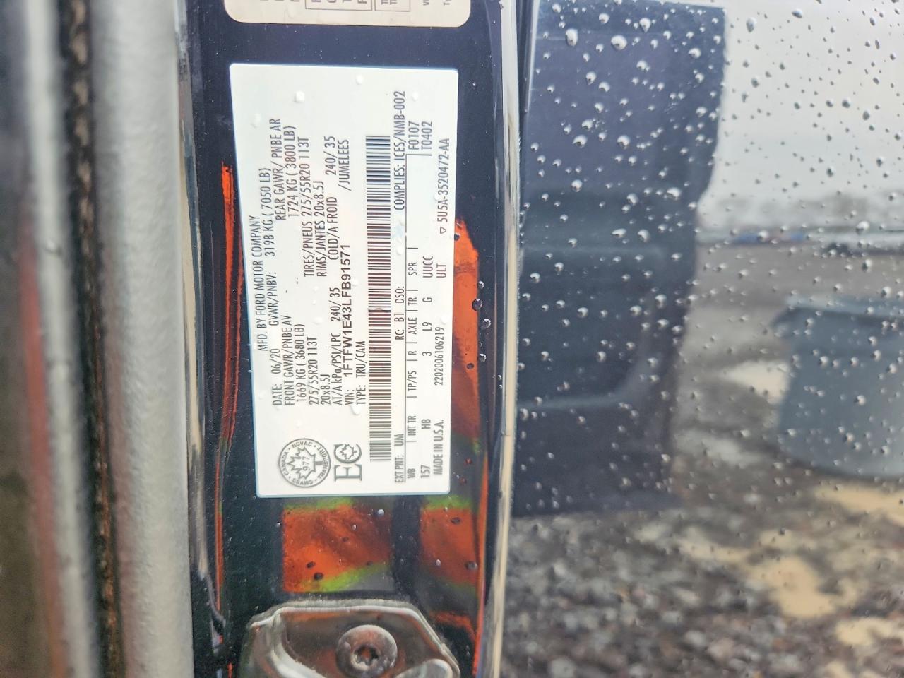 2020 FORD F150 photo 34