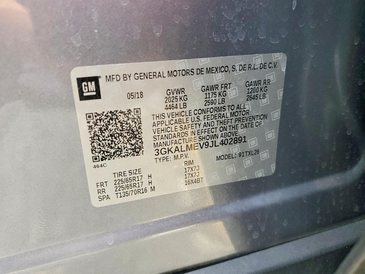 2018 GMC TERRAIN SLE photo 25