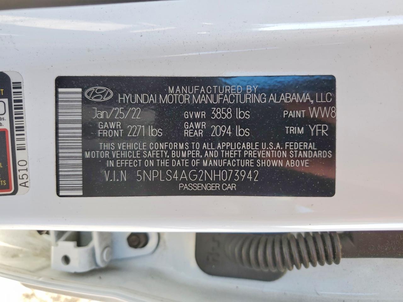 2022 HYUNDAI ELANTRA SEL photo 34