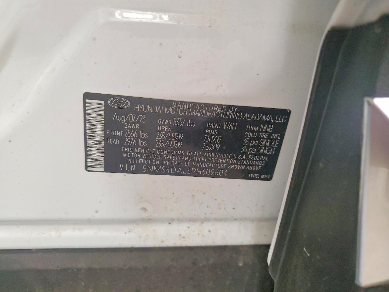 2023 HYUNDAI SANTA FE LIMITED photo 34