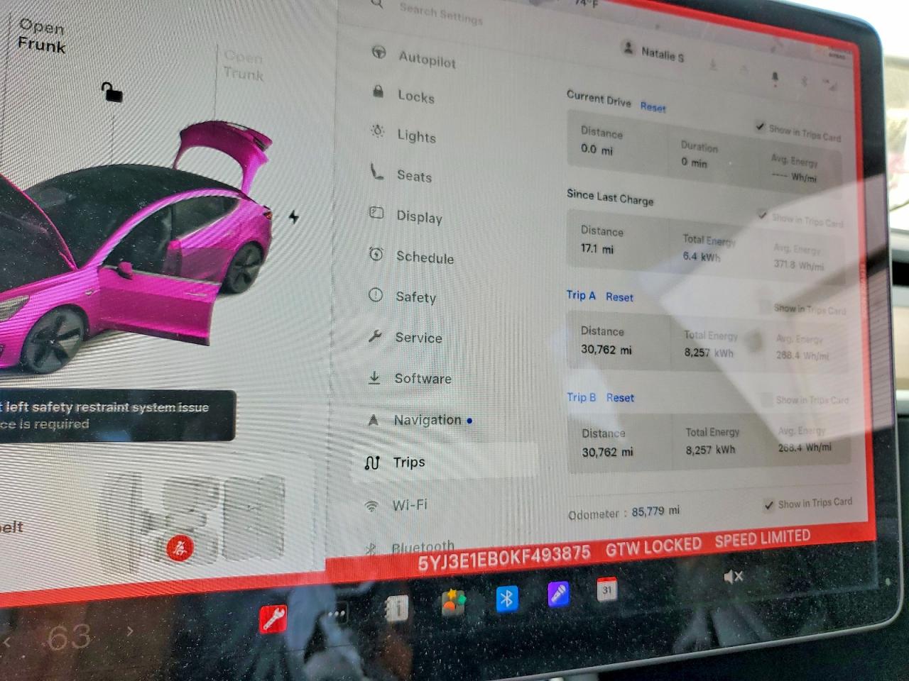 2019 TESLA MODEL 3 photo 17