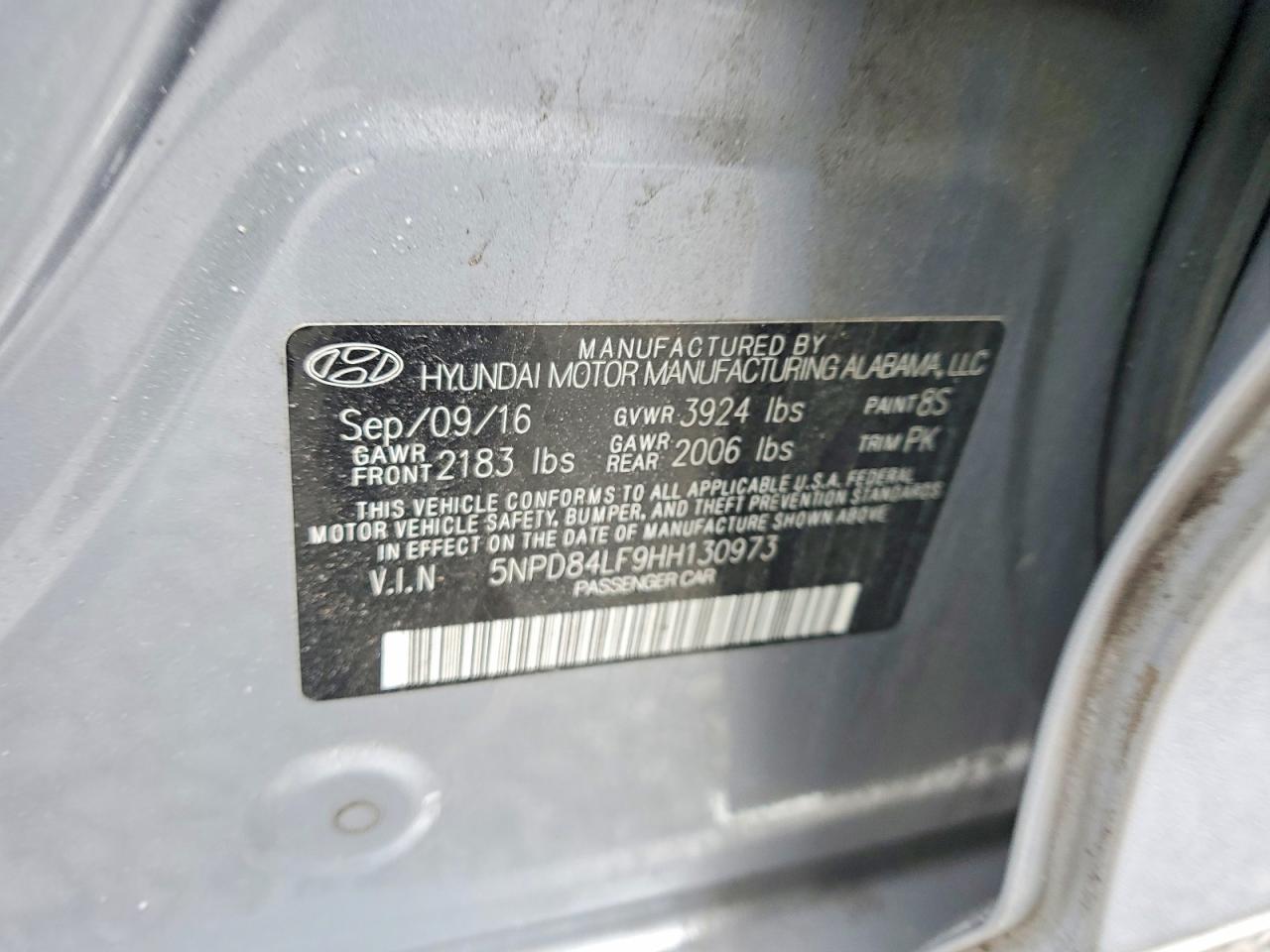 2017 HYUNDAI ELANTRA SE photo 34