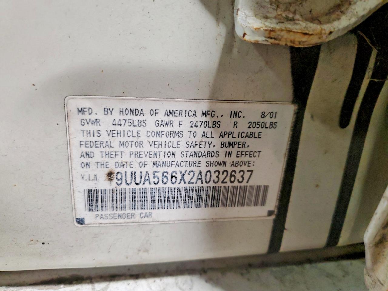 2002 ACURA 3.2TL photo 34