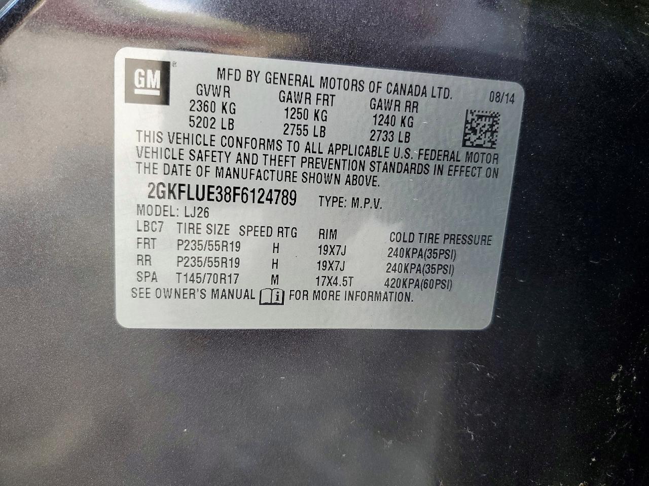 2015 GMC TERRAIN DENALI photo 34