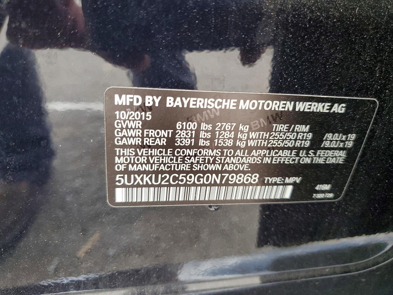 2016 BMW X6 XDRIVE35I photo 23